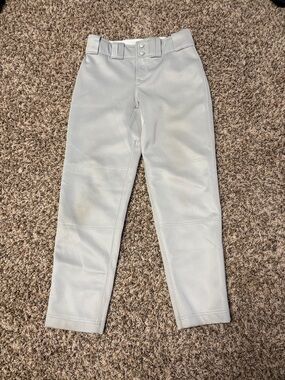 Kids/Youth Light Gray Marucci Athletic Baseball Pants. Youth XL